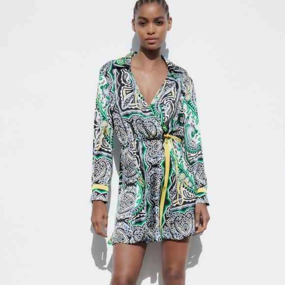 Zara Dresses & Skirts - Zara printed mini dress